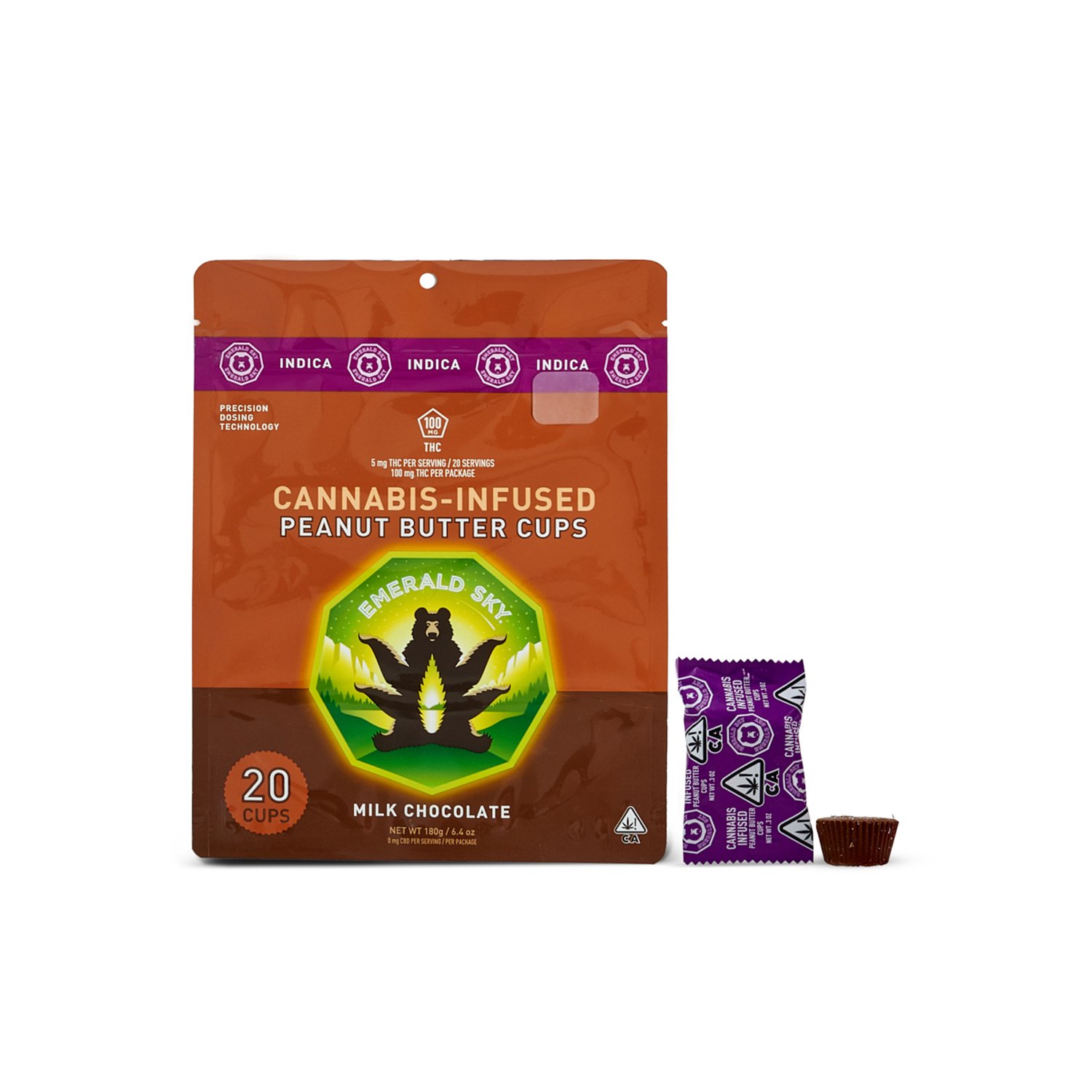 Peanut Butter Cups | 20pk/5mg - 100mg | Indica