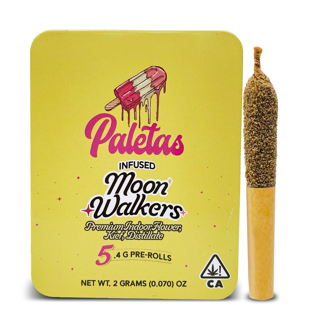 Paletas Pineapple Express Hybrid Moon Walkers Prerolls 5pk 2.5g