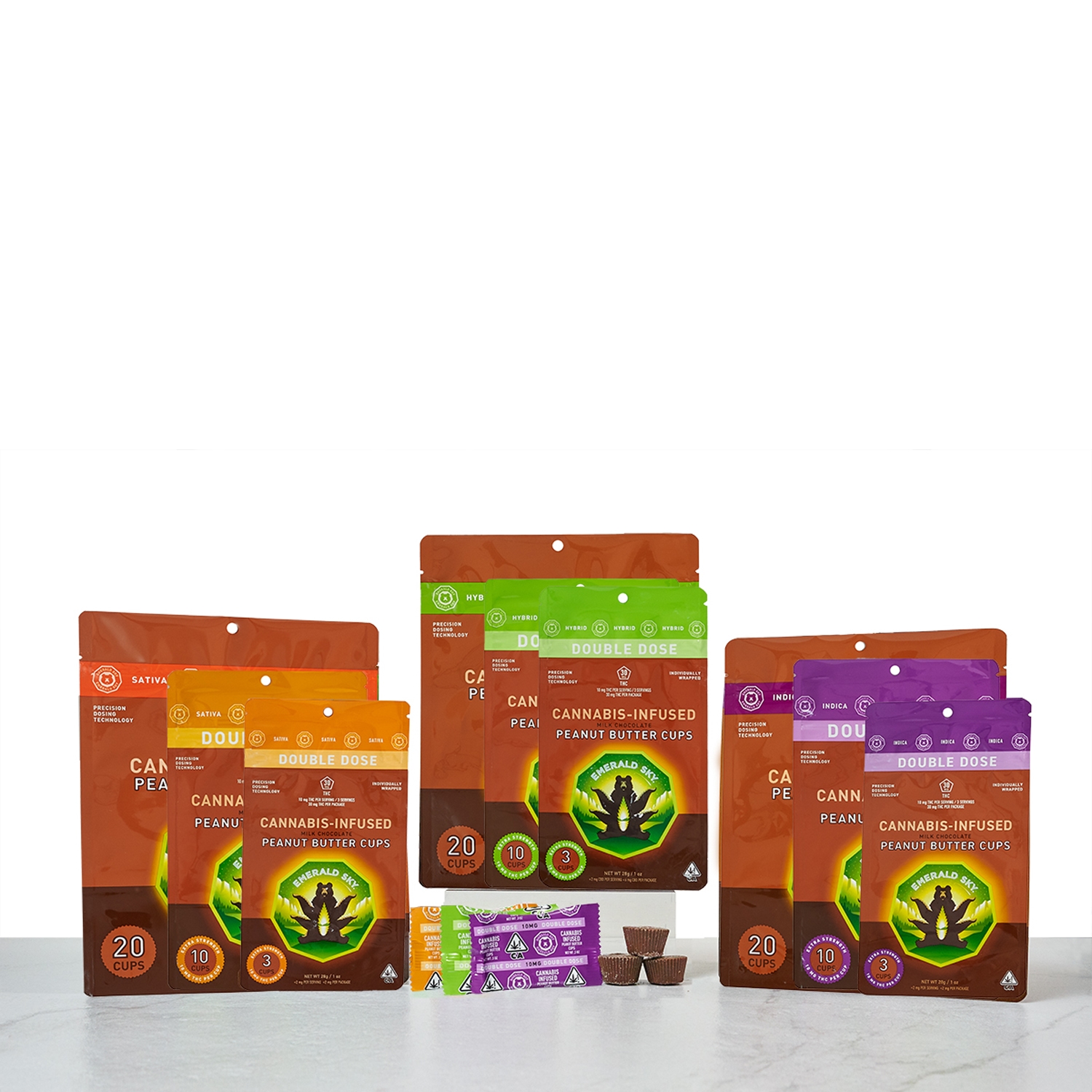 Peanut Butter Cups | 20pk/5mg - 100mg | Indica