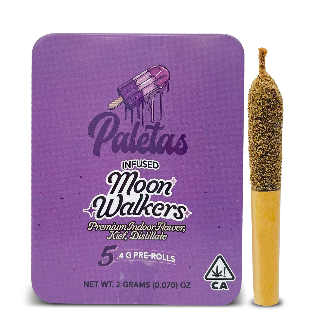 Paletas Grape Ape Indica Moon Walkers 5pk 2.5g